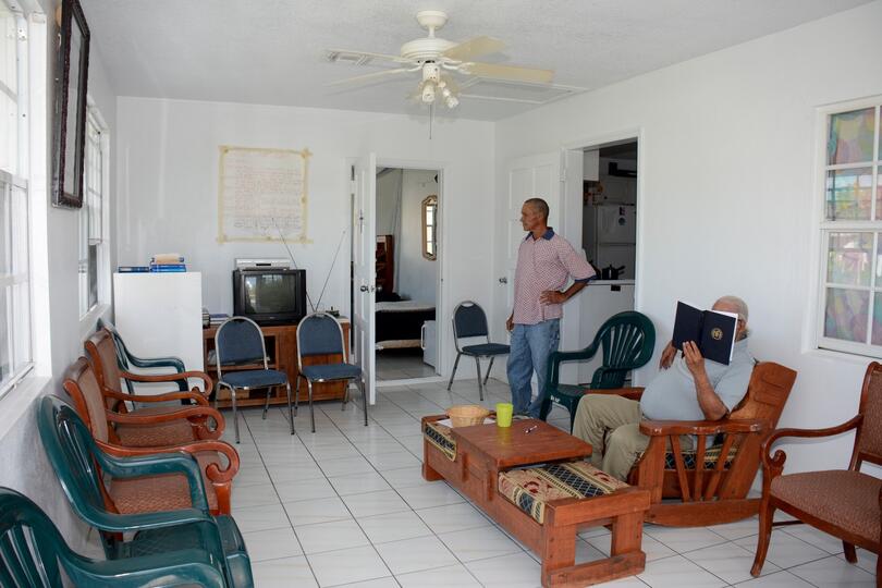 The house's kitchen.